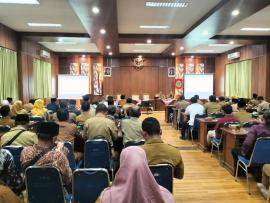 DPMKP2KB ADAKAN RAKOR EVALUASI TAHUN 2025 DAN PERSIAPAN 2026 DENGAN MENGUNDANG KALURAHAN 